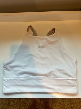 lululemon athletica High-Neck Sports Bra in White